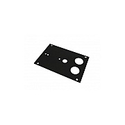 Havis Equipment Bracket For Wide Vsw Consoles, Fits Map Light & Lighter Plug (CEBW50LP1ML1P)