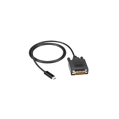 Black Box Usb-c Adapter Cable - Usb-c To Dvi Adapter, 1080p @ 60hz, Dp 1.2 Alt Mode, 3-ft. (0.9-m) (VAUSBC31DVID003)