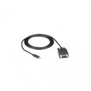 Black Box Usb-c Adapter Cable - Usb-c To Vga Adapter, 1920x1200 / 1080p, Dp 1.2 Alt Mode, 6-ft. (1.8-m) (VA-USBC31-VGA-006)