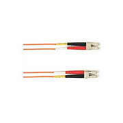 Black Box Om3 50/125 Multimode Fiber Optic Patch Cable - Lszh, Lc To Lc, Orange, 10-m (32.8-ft.), Gsa, Taa, Non-returnable/non-cancelable (FOLZH10010MLCLCOR)