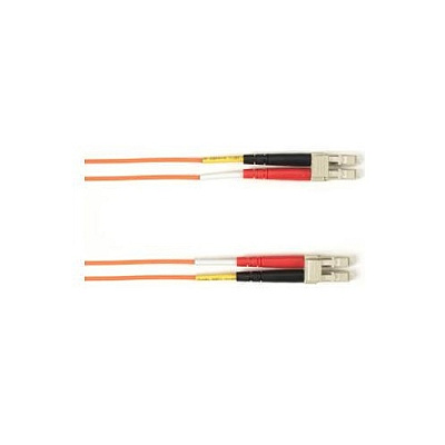 Black Box Om3 50/125 Multimode Fiber Optic Patch Cable - Lszh, Lc To Lc, Orange, 10-m (32.8-ft.), Gsa, Taa, Non-returnable/non-cancelable (FOLZH10010MLCLCOR)