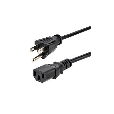 StarTech 6ft Computer Power Cord Nema5-15p To C13 (PXT10110PK)