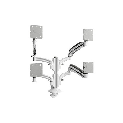 Chief Manufacturing K1 Clmn Mnt 4 Disp Dual 2l Arms Wht (K1C420W)