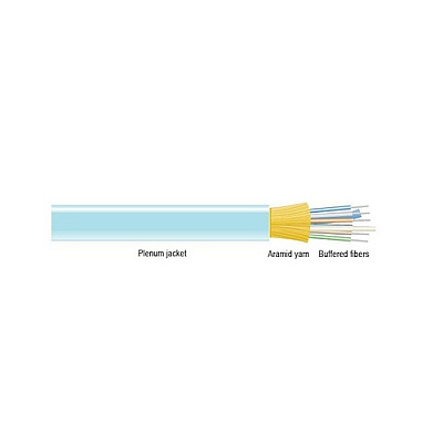 Black Box Fo Bulk, Indoor Dist Om3 Tb Ofnp 12 Fiber (FOBC55INM3AQ12F500)