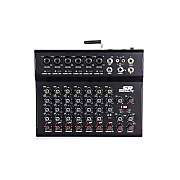 Monoprice Bluetooth Audio Streaming; Usb Recording; On - Board Delay Effect; Phantom Power Option; 2 - Band Eq Each Channel; Robust Metal Construction (625912)