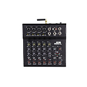 Monoprice Bluetooth Audio Streaming; Usb Recording; On - Board Delay Effect; Phantom Power Option; 2 - Band Eq Each Channel; Robust Metal Construction (625911)