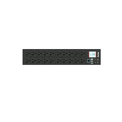 Raritan 1ph, 120v Ac, 20a (16a Rated); 20 Outlets: 20x Nema 5-20r; Plug: Nema 5-20p (rear Feed), 1.9kva; Outlet Metered, 2u Horizontal Pdu (PX34405R)