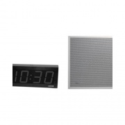 Valcom Ip Lay-in 2 X 2 Ceiling Speaker + 4-digit Digital Clock Kit (VIP4122D44IC)