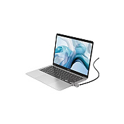 Compulocks Ledge Lock Adapter For Macbook Air M1 With Keyed Cable Lock Silver (MBALDG03KL)