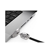 Compulocks Ledge Lock Adapter For Macbook Pro 14in M1,m2,m3 W/combination Cable Lock Silver (MBPR14LDG01CL)