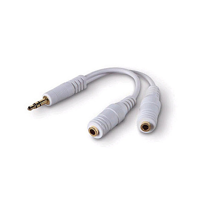 Belkin Audio Splitter Mini Stereo White (F8V234WHT)