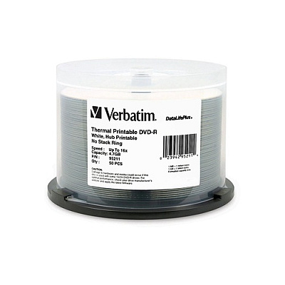 Verbatim Disk,dvd-r,4.7g,general Use,50/spdle,16x (VER95211)