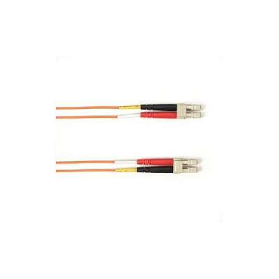 Black Box Om4 50/125 Multimode Fiber Optic Patch Cable - Ofnp Plenum, Lc To Lc, Orange, 4-m (13.1-ft.), Gsa, Taa, Non-returnable/non-cancelable (FOCMPM4004MLCLCOR)