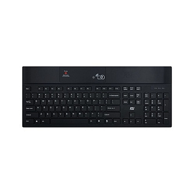 Key Source International 104 Usb Kb W/rfid Dual Freq Reader & Cleaning Button (1700SXHB21)