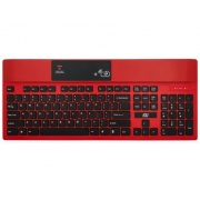 Key Source International Red 104 Usb Kb W/rfid Dual Freq Reader & Cleaning Button (1700SXHB-21RED)