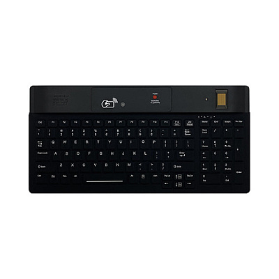 Key Source International Cmpct Kb W/rfid Dual Freq. Bio Fingerprint, Cleaning Button (1802RSXHFFFB21)
