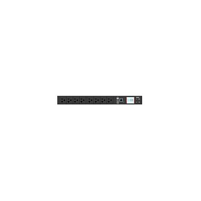 Raritan 1ph, 120v Ac, 20a (16a Rated); 8 Outlets: 8x Nema 5-20r; Plug: Nema L5-20p (rear Feed), 1.9kva; Outlet Metered/switched, 1u Horizontal Pdu (PX35147RK6)