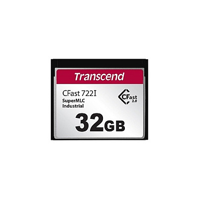 Transcend 32gb, Cfast Card, Supermlc, Wide Temp (TS32GCFX722I)