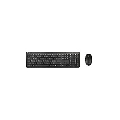 Targus Antimicrobial Fullsize Keyboard And Comfort Mouse Bundle Akb864 + Amb582 Black (AKM618AMUS)