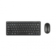 Targus Antimicrobial Compact Keyboard And Compact Mouse Bundle Akb862 + Amb581 Black (AKM620AMUS)