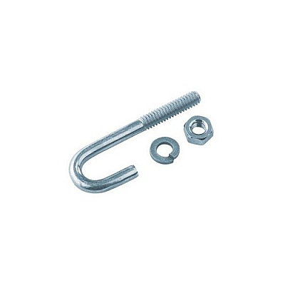 Leviton J-bolt Assembly 1/4-20 X 2.25, Zinc (P987527H)
