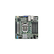 Asrock America Asrock Rack E3c256d4i-2t Mini-itx Server Motherboard Single Socket H5 (lga1200) Intel Xeon E-2300 And 10th Gen Pentium Series C256 Dual 10gbe (E3C256D4I2T)