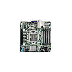 Asrock America Asrock Rack E3c256d4i-2t Mini-itx Server Motherboard Single Socket H5 (lga1200) Intel Xeon E-2300 And 10th Gen Pentium Series C256 Dual 10gbe (E3C256D4I2T)