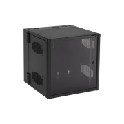 Black Box Wallmount Cabinet Enclosure 12u,24-in. W X 25-in. D,19-in. Rackmount,m6 Rails,locking Plexiglass Front,250-lbs. Capacity,taa (WMD12-2425-PQU)