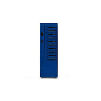 Bretford 10 Bay,config Rfid/scrn, 1x Ac Outlet, 2x Usb Ports, Royal Blue Paint, Includes 3yr Connect Software (TCLAUS160EFJJ)
