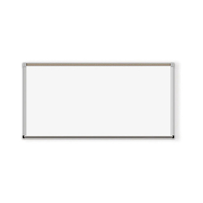 MooreCo Porcelain Markerboard Ultra Trim Silver (2029D25)