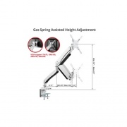 SIIG Gas Spring Aluminum Desk Monitor (CEMT3H11S1)