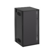 Black Box Wallmount Cabinet Enclosure 26u,24-in. W X 25-in. D,19-in. Rackmount,m6 Rails,locking Plexiglass Front, 350-lb. Capacity,taa (WMD26-2425-PQU)