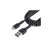 Startech.Com 1m/3ft Usb To Lightning Cable, Coiled (RUSB2ALT1MBC)