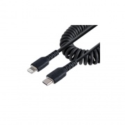 Startech.Com 50cm/20in Usb C Lightning Cable, Coiled (RUSB2CLT50CMBC)