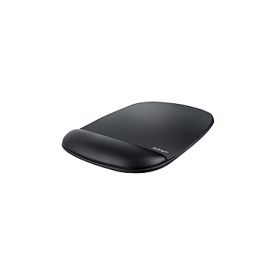 StarTech Mouse Pad With Hand Rest, 6.7x7.1x0.8in (17x18x2cm), Ergonomic Mouse Pad With Wrist Support, Desk Wrist Pad W/ Non-slip Base, Cushioned Gel Mouse Pad (BERGOMOUSEPAD)