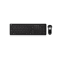 Adesso Air Mouse Go Plus With Full Size Keyboard (WKB5300CB)