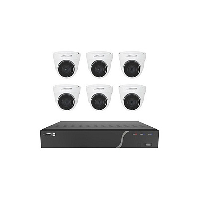 Component Specialties 8ch H.265 Nvr, 5 Outdoor Ir 5mp Ip And 1 4k Ai Cameras (ZIPK8TA)