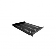 Startech.Com 1u Vented Server Rack Cabinet - 12 Deep Cantilever Rackmount Tray For 19 Data/av/network Enclosure W/cage Nuts - Durable Design (SHELF-1U-12-FIXED-V)