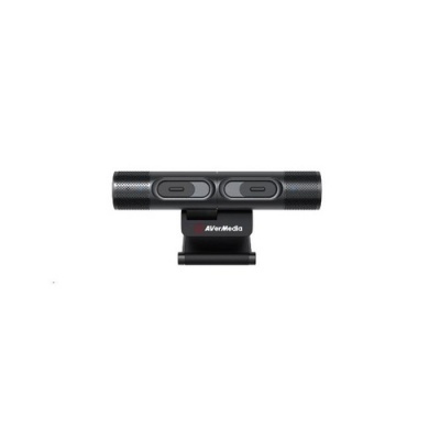 Avermedia Technologies Dual-camera, Rotatable 1080p Webcam For Remote Education, With 2nd Lens For Sharing Content While On Video Calls (PW313D)