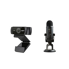 Logitech Hd Pro Webcam C922 With Blue Mi (LOGISTREAMBDL2)