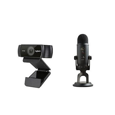 Logitech Hd Pro Webcam C922 With Blue Mi (LOGISTREAMBDL2)