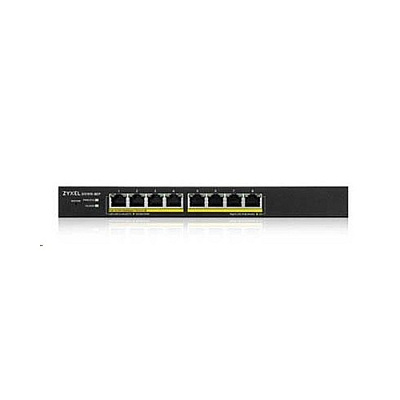 Zyxel Gs1915-8ep - 8 Port Gbe Poe+ L2 Smart Managed Switch W/nebula Cloud Option (60w) (GS19158EP)