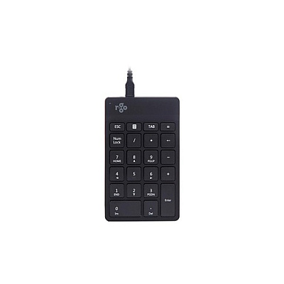 Rapiddeploy R-go Ergonomic Number Pad Break, Black, Wired (RGOCONMWDBL)