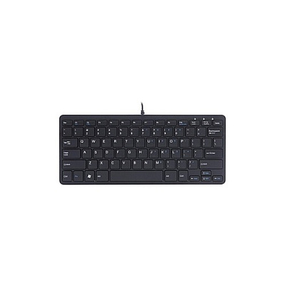 Rapiddeploy R-go Ergonomic Keyboard, Compact, Qwerty (us), Black, Wired (RGOECQYBL)