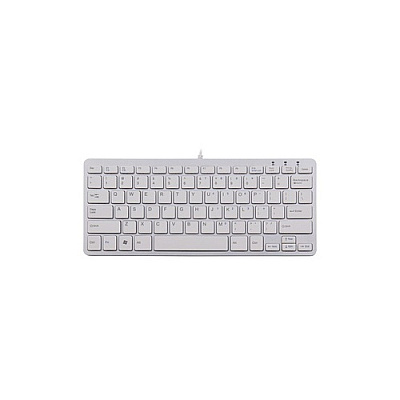Rapiddeploy R-go Ergonomic Keyboard, Compact, Qwerty (us), White, Wired (RGOECQYW)