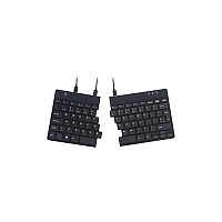 Rapiddeploy R-go Ergonomic Keyboard, Split Keyboard With Break Light, Qwerty (us), Black, Wired (RGOSPUSWIBL)
