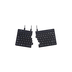 Rapiddeploy R-go Ergonomic Keyboard, Split Keyboard With Break Light, Qwerty (us), Black, Wired (RGOSPUSWIBL)