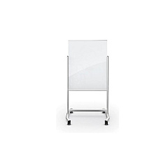 MooreCo Mobile Magnetic Gloss White Glassboards (74950GLOSSWHITE)