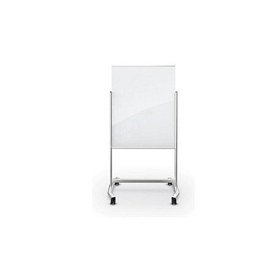 MooreCo Mobile Magnetic Gloss White Glassboards (74950GLOSSWHITE)