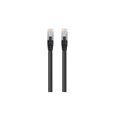 Monoprice Cat6 Poe Ethernet Patch Cable - 600v_ Shielded Rj45_ Solid_ 550mhz_ Stp (u/ftp)_ 24awg_ 14ft_ Black (41037)